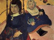 Paul Gauguin two children USA oil painting artist